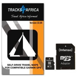 Afrika GPS Karte von Tracks4Africa auf SD-Karte