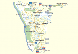 Namibia GPS-Karte