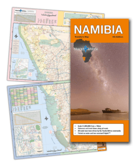 Namibia Papierkarte, V5